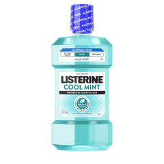 Listerine Alcohol-Free Mild Mouthwash - Cool Mint - 1L: Menthol Primary, Single Pack