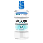 Listerine Alcohol-Free Extra Mild Mouthwash - Cool Mint - 500ml: Ethyl Alcohol-Free, 1 Count