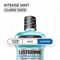 Listerine Ultraclean Tartar Control Antiseptic Intense Mouthwash - Cool Mint - 500ml