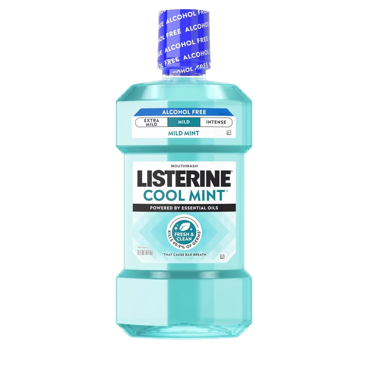 Listerine Alcohol-Free Mild Mouthwash - Cool Mint - 1L: Menthol Primary, Single Pack