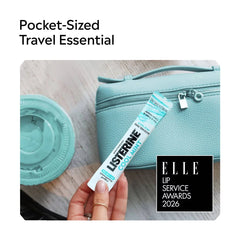 Listerine On-The-Go Alcohol-Free Cool Mint Mouthwash Packets - 0.33 fl oz/15ct
